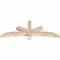 Ekena Millwork Alberta Smooth Timber Gable Bracket, Douglas Fir, 60"W x 22"H x 3 1/2"D x 3 1/2"F, 9/12 Pitch GBW060X22X0404ALB00SDF - alternate 5